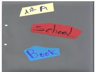 1st A SCHOOL BOOK