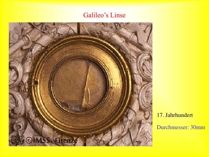 galileo s linse