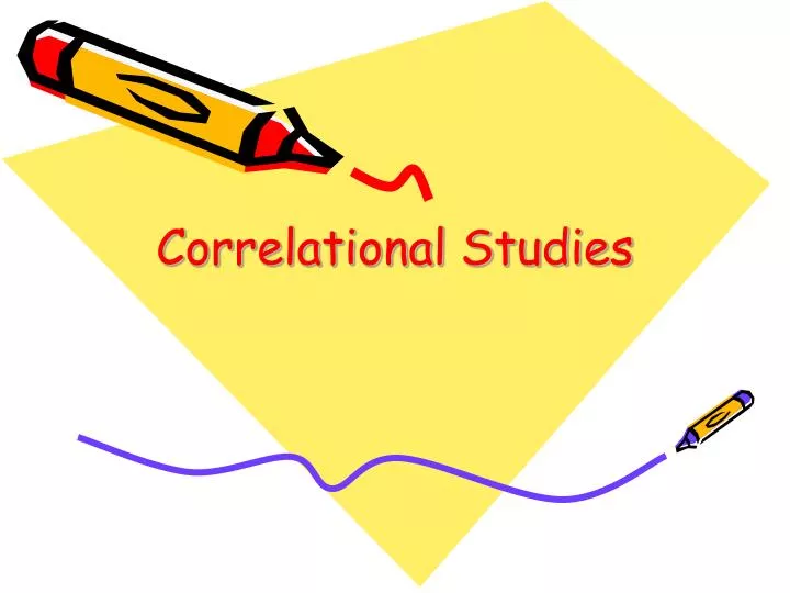 correlational studies