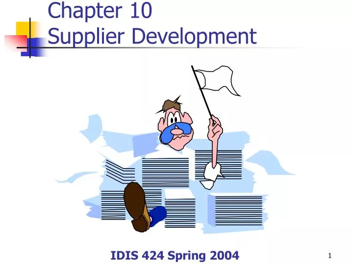 chapter 10 supplier development