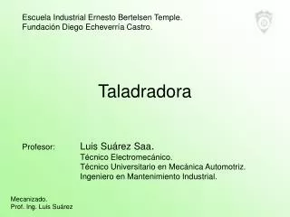 taladradora