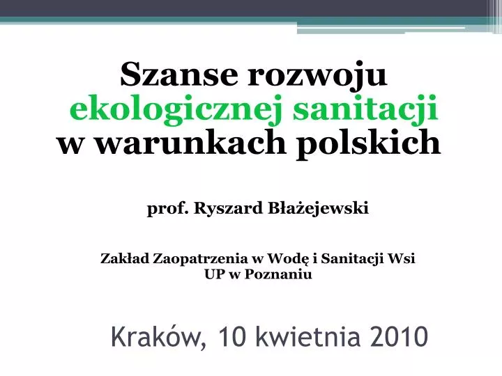 krak w 10 kwietnia 2010