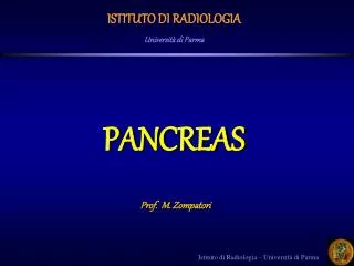 Istituto di Radiologia – Università di Parma
