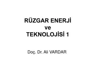 r zgar enerj ve teknoloj s 1