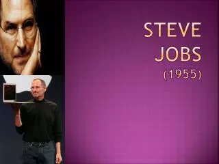 steve jobs 1955