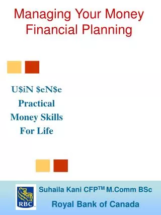 Managing Your Money Financial Planning