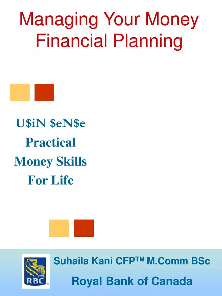 managing your money financial planning
