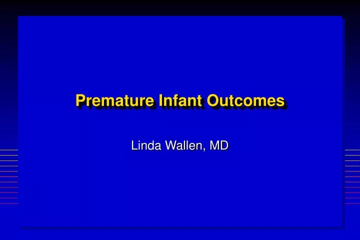 premature infant outcomes