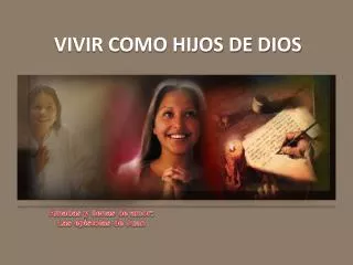 vivir como hijos de dios