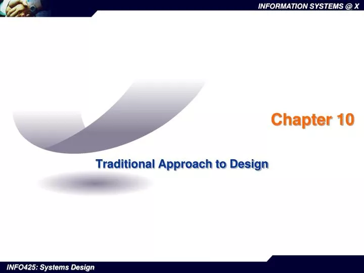 traditional approach to design