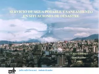 CURSO LIDERES Quito-Ecuador 2000