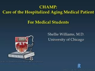 CHAMP: Care of the Hospitalized Aging Medical Patient For Medical Students