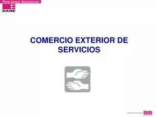 COMERCIO EXTERIOR DE SERVICIOS