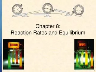 Chapter 8: Reaction Rates and Equilibrium