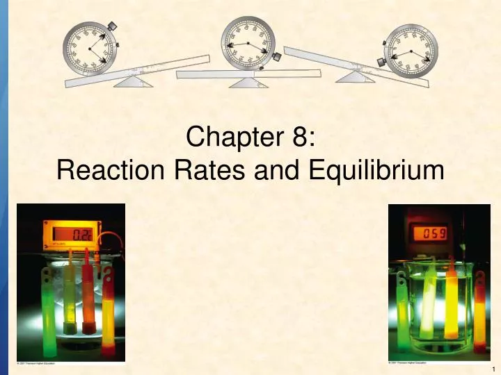 chapter 8 reaction rates and equilibrium