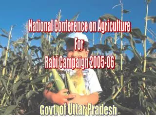 National Conference on Agriculture For Rabi Campaign 2005-06