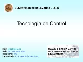 tecnolog a de control