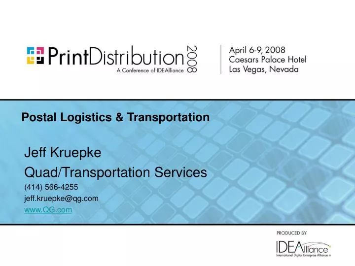 postal logistics transportation