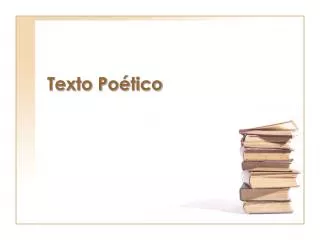 texto po tico