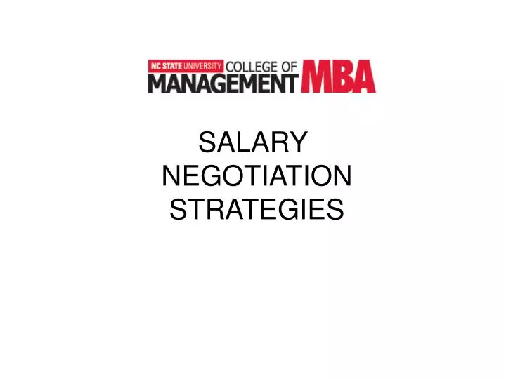 salary negotiation strategies