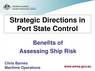 Strategic Directions in Port State Control