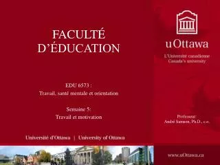 facult d ducation