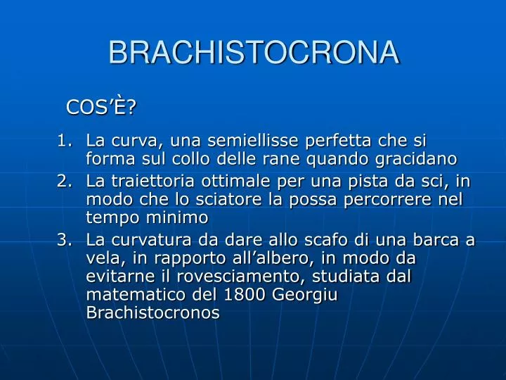 brachistocrona