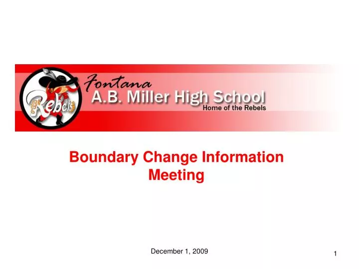 boundary change information meeting