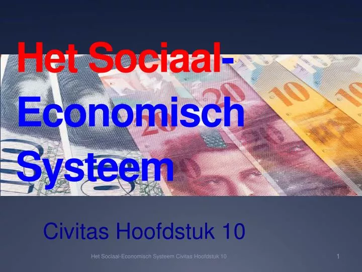 het sociaal economisch systeem