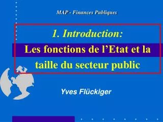 1 introduction les fonctions de l etat et la taille du secteur public