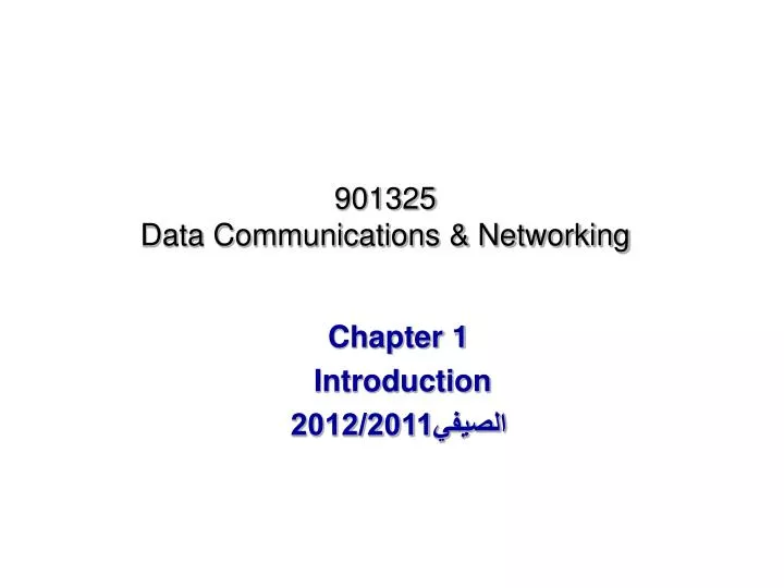 901325 data communications networking