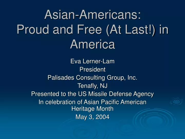 asian americans proud and free at last in america