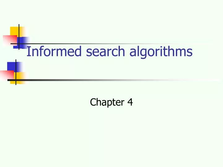 informed search algorithms