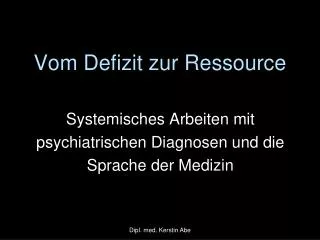 vom defizit zur ressource