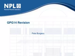 GPG14 Revision