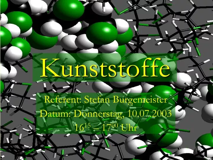 kunststoffe