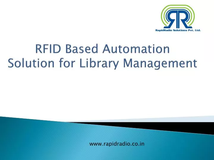 rfid based automation solution for library management