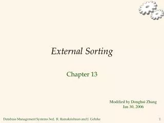 external sorting