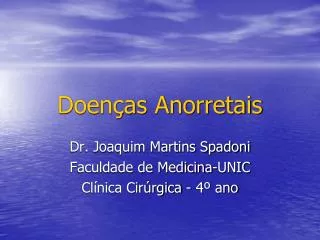 doen as anorretais