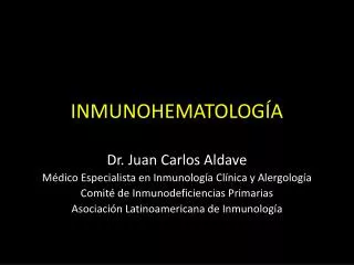 inmunohematolog a