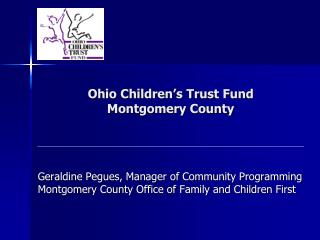 Ohio Children’s Trust Fund Montgomery County