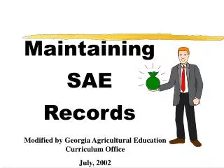 Maintaining SAE Records