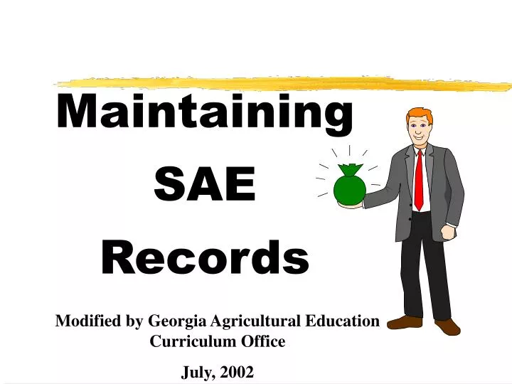 maintaining sae records
