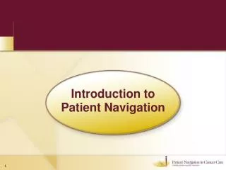 Introduction to Patient Navigation