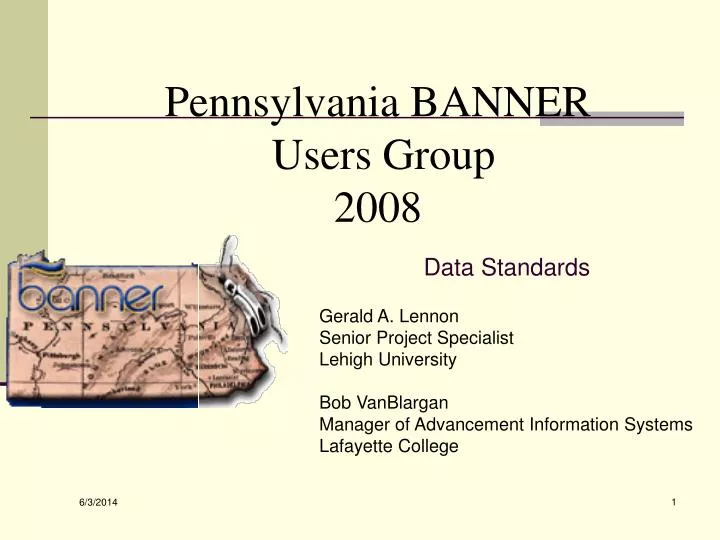 pennsylvania banner users group 2008