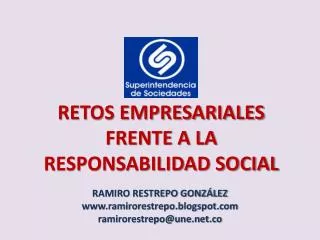 RETOS EMPRESARIALES FRENTE A LA RESPONSABILIDAD SOCIAL