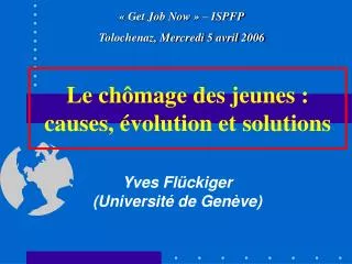 l e ch mage des jeunes causes volution et solutions