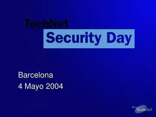 Barcelona 4 Mayo 2004