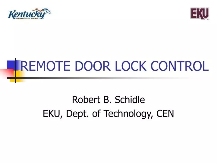 remote door lock control