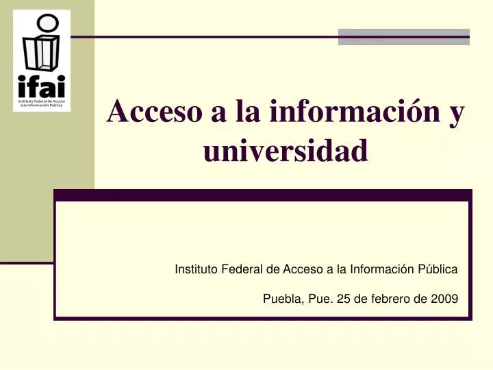 acceso a la informaci n y universidad